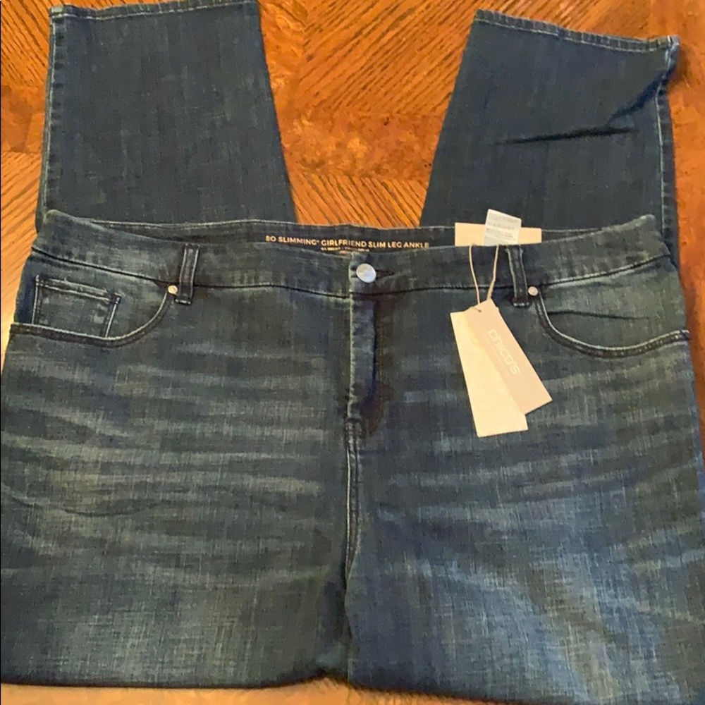 Chico’s girlfriend jeans